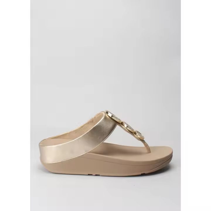 halo bead-circle metallic latte beige FITFLOP - 1