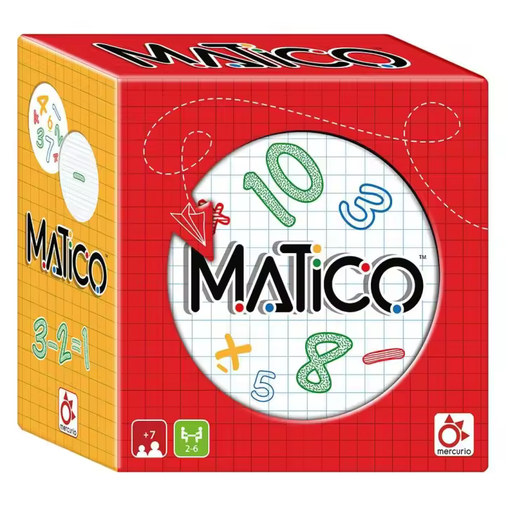 Mercurio , Matico , Juego Educativo De Cálculo Rápido de 56 Cartas , Juego En Familia - 1
