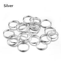 200pcs Anillos Abiertos Para Llaveros Con Doble Anillo Círculo Portador Conectores De Metal Para Joyería Y Manualidades - details 4