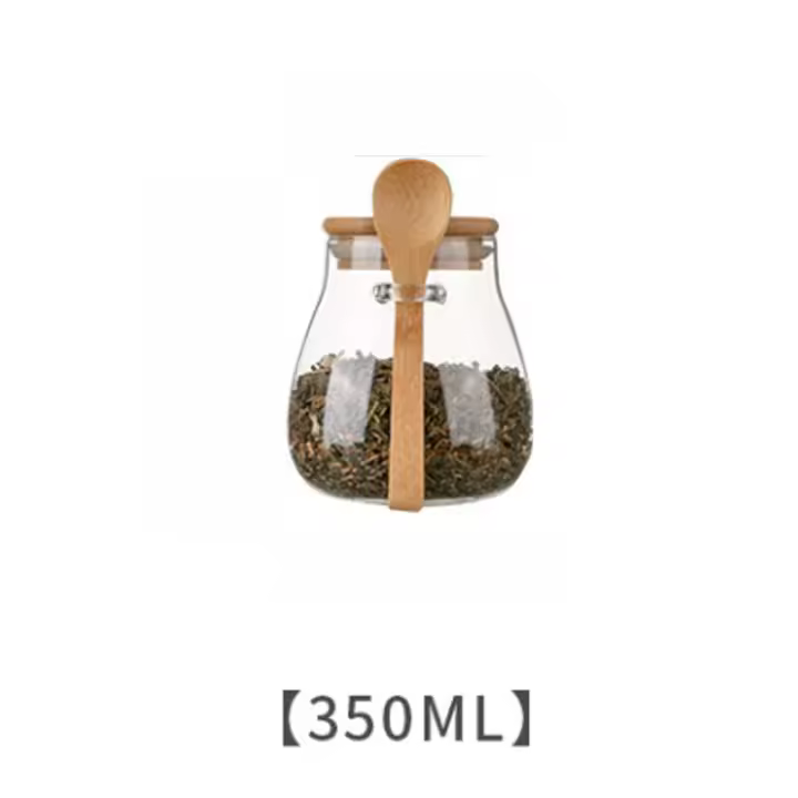 Contenedores Herméticos Para Almacenamiento De Alimentos Jars De Vidrio Con Tapa Sellada Para Azúcar Y Té Cajas Airtight Para Cocina Jars De Café - 1