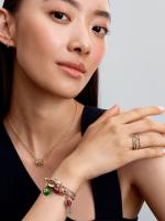 Pandora - Pulsera with Cierres de serpiente y Cadena-Plata de Ley, Baño de Oro de 14K - details 3