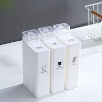 Botella De Detergente De Lavandería Grande De 1000ml Recargable Y Reutilizable Organizador De Baño Botellas De Almacenamiento De Suavizante - details 4