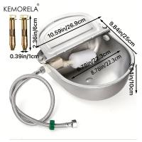 Dispensador De Agua Automático KEMORELA De Acero Inoxidable Para Animales De Granja Tazón De Agua Para Ovejas Y Ganado - details 1