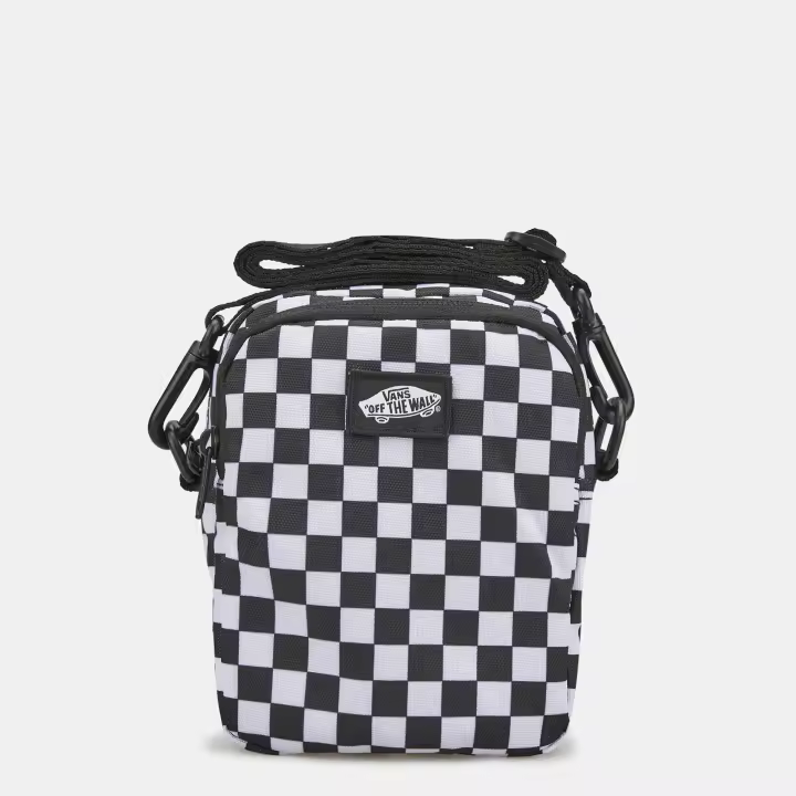 VANS bandolera/ bolso de hombro a cuadros dameros blancos y negros. UNISEX - 1