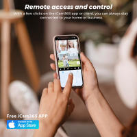 Cámara De Seguridad IP 4K Dual PTZ 8MP Con Zoom Digital 10X WiFi Exterior Vigilancia Cámara HD 4MP CCTV iCam365 APP Detección De Humanos - details 11