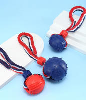 Juguete Para Perros Interactivo Con Correa Bola De Limpieza Dental Resistente Mordedor Para Pequeños Y Grandes Perros Juguetes De Entrenamiento Para Puppies - details 6