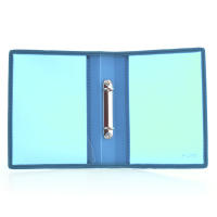 Carpeta Archivadora  - Tamaño A5 - de 2 Anillas Metálicas de 2cm  Bordes Reforzados en Tela a Juego y Bolsillo Interior, 5PP - Tamaño A5  / Cuartilla - 100% ECO by Office Box - details 5