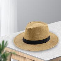 Sombrero De Paja Transpirable Para Hombres Y Mujeres Protección Solar Y UV Moda Y Protección Casual Unisex Polyester - details 2