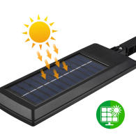 Lámpara De Calle Solar Exterior 2000W Con Sensor De Movimiento Control Remoto Impermeable Alta Potencia Brillante Para Hogar Y Courtyard - details 2