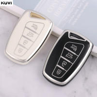 Carcasa De Llave De Coche TPU Con 4 Botones Para Hyundai Santa Fe Sport Ix45 Equus Centennial Genesis G80 Grandeur Azera - details 1