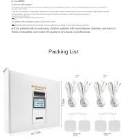 Estimulador muscular eléctrico EMS de 12 almohadillas de electrodos, dispositivo de fisioterapia TENS, masajeador de cuerpo completo, 15 modos, alivio del dolor, cuidado de la salud - details 15