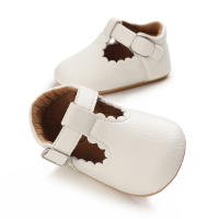 Zapatos Para Bebé Recién Nacidos Niñas Clásicos Corazón De Goma Antideslizante PU Vestido Primera Caminadora Zapatos De Cuna - details 26