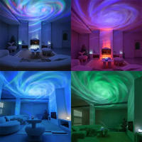 Proyector De Galaxia Colorido USB Luz Nocturna LED Para Dormitorio Con Control Remoto Decoración De Fiesta De Navidad Para Habitación De Niños - details 11