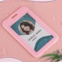 Porta Tarjetas De Negocio Para Hombres Y Mujeres Funda Transparente Para Tarjetas De Identificación Y Lanyard Bolsa De Estilo Formal - details 4