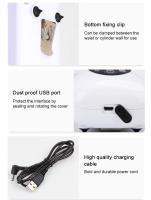 SOBO Compresor De Aire Para Acuario Tanque De Peces Con Batería Recargable USB Silencioso Portátil Oxygenador De Pesca 6000mA Exterior - details 13
