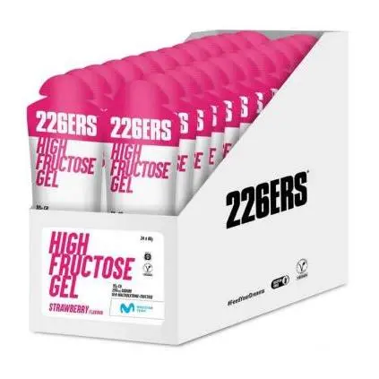 CAJA 24 HIGH FRUCTOSE GEL (24X80G) FRESA - 226ERS - 1