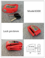 Cerradura De Seguridad Anti-Robo Para Motocicleta Y Scooter Falante Con Alarmas De Disco De Freno Y Aleación De Aluminio - details 8