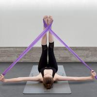 2Pcs Bandas Elasticas de Fitness, 1,5 M x 15CM Látex Natural Correas Ejercicio para Yoga, Pilates, Crossfit, Estiramiento - details 4