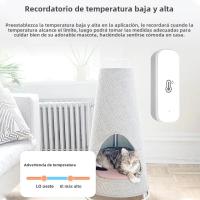 Sensor Inteligente De Temperatura Y Humedad WiFi Control Remoto Por App Compatible Con Alexa Y Google Home Para Interior - details 3