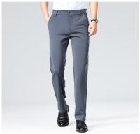 Pantalones Casuales Para Hombre Talla Grande 52 Pantalones Trasladables De Oficina Pantalones Formales De Negocios Estilo Recto Spandex Polyester - details 2