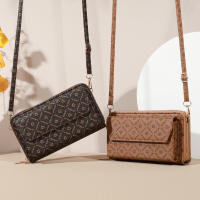 Bolso Cruzado Para Mujer Chic Con Espacio Para Teléfono Móvil Y Ranuras Seguras Para Tarjetas Estilo Casual Con Decoración Geométrica - details 11
