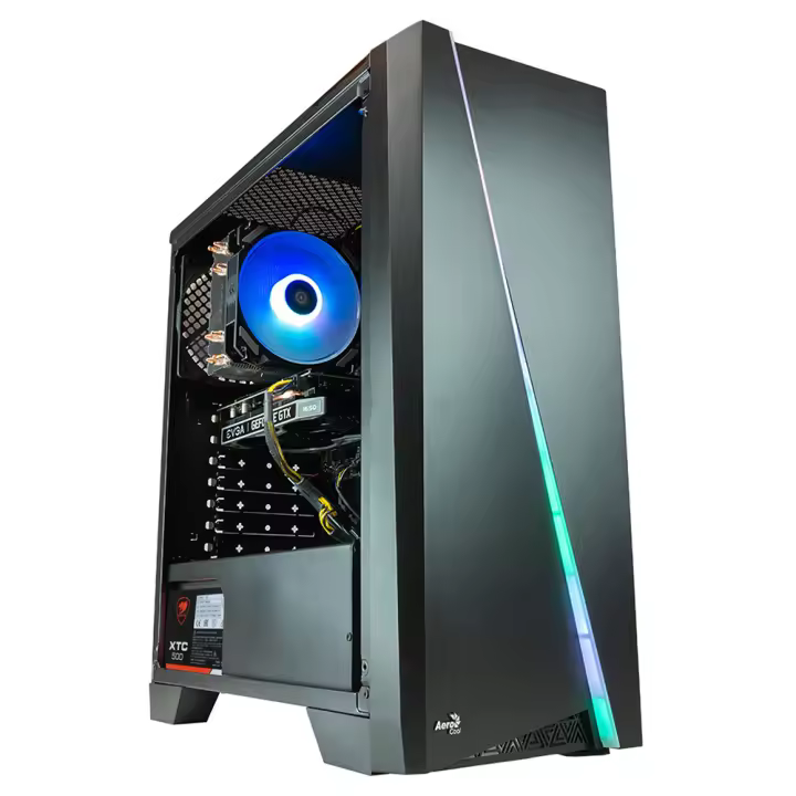 Iberload PC Gaming AMD Ryzen 5 5500, 16GB (1X8GB) DDR4-3200MHz, 1TB SSD PCIe NVMe, Tarjeta Gráfica NVIDIA RTX 4060, W11H - 1