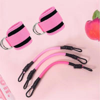 Set De Bandas Elásticas De Resistencia Con Correas Para Tobillo Para Hombres Y Mujeres Equipo De Gimnasio Ejercicio Fitness Yoga Deporte Para Entrenamiento De Piernas Cadera Y Core - details 7