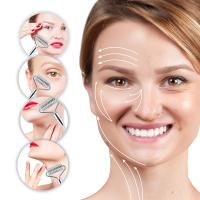 Rodillo De Masaje Facial Y Corporal Con Agujas Microneedles Aplicador De Crema Facial Herramienta Para Adelgazamiento Facial Y Cuidado De La Piel - details 6