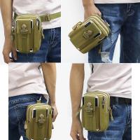 Bolsa De Cintura Para Teléfono Móvil Impermeable De Nylon Multifuncional Casual Para Hombres Small Bag Pouch De Deporte - details 17