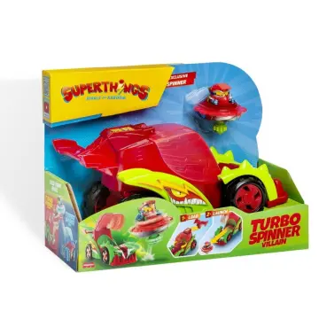 Superthings Kazoom Power – Blaster Jet De La Serie De TV, Vehículo Multi-acción Con 6 Proyectiles, Kid Kazoom Exclusivo Y Mini Jet Extraíble