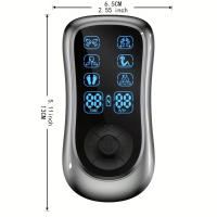 Masajeador Eléctrico Profesional De 6 Modos EMS Estimulación Muscular Fisioterapia Máquina De Unidad Tens Masajeador Corporal Completo Impulso Pulso - details 2