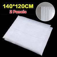 Cortinas De Tulle Transparente Y Sutil Para Sala De Estar Comedor Dormitorio Y Puerta De Ventana Blanco Decoración De Hogar Y Boda 2 Hojas - details 2