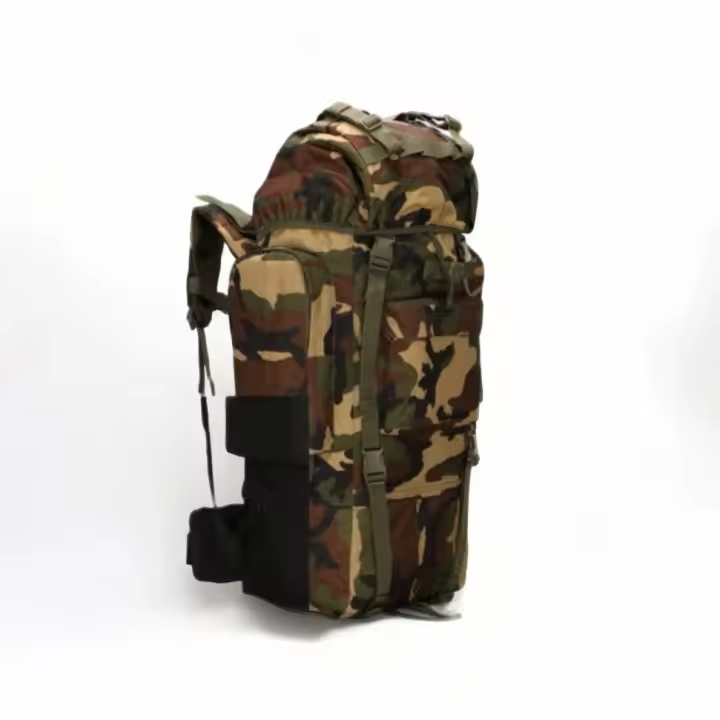 Mochila de Senderismo y Viaje 75L camuflaje - Unisex para Mujer y Hombre - 1