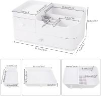 Organizador de Maquillaje, Organizador de Cosméticos, Caja organizadora de maquillaje, Caja de almacenamiento de Cosméticos, Cajón de Exposición para el cuidado de la Ropa, Organizador de Belleza - details 4