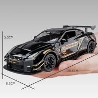 Nissan GTR R35 De 1:24 Coche Deportivo Diecast Modelo De Metal Juguete Para Colección Simulación Con Retroceso Para Niños - details 2