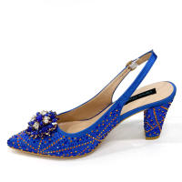 Sandalias De Fiesta Verdes Con Zapatos De Tacón Alto Y Bolso De Venus Chan Estilo INS Punta Redonda Brillante Elegantes Para Mujer - details 34