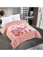STARLEY - Manta Grande 5kg Estampada 220x240cm, Suave y Cálida, 100% Poliéster, Throw Blanket para Cama y Sofá, Invierno, Decoración de Hogar, Multi Color - details 3