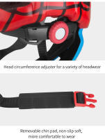 Casco de bicicleta para niños casco de JC012-265 con protector de mentón desmontable para edades 3-8 (48-54cm, 3 colores) - details 4