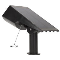 Aktive - Set de 6 balizas solares LED, luz cálida 5-10 lúmenes, 28 LEDs por unidad, autonomía hasta 8h, alcance 2m, instalación en suelo o pared, cabezal inclinable, IP24, ideal para jardín y terraza - details 4