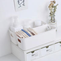 Caja De Almacenamiento Multifuncional Para Escritorio 1/2PCS Organizador De Cosméticos Y Sundries Plástico Caja De Desglosado - details 8