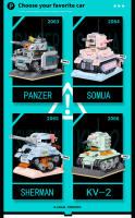 Kit De Tanque Militar Micro 3D DIY Bloques De Construcción Auto-Lock Para Jóvenes Adultos Material ABS Juguete De Artesanía Para Niños - details 2
