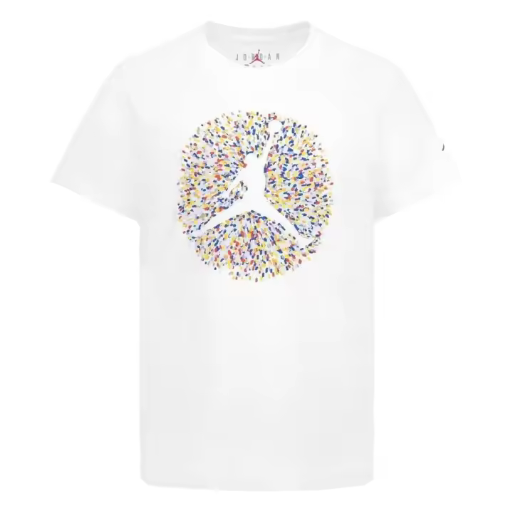 Camiseta NIKE JDB POOLSIDE JUMPMAN SS TEE 95D122 001 Blanco - 1