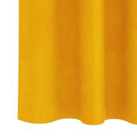 Cortinas Blackout vidaXL con cinta superior 2 piezas Mostaza Amarillo Terciopelo - details 5