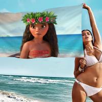 Toalla De Baño De Microfibra Moana Cartoon Para Playa Y Gimnasio Secado Rápido Accesorios De Gimnasio Decoración De Habitación Tamaño 30x60 Cm - details 3