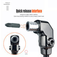 Soporte De Destornillador De Ángulo De 90 Grados Con Autolock Extensión De Ángulo Para Destornillador Eléctrico Herramientas Manuales - details 4
