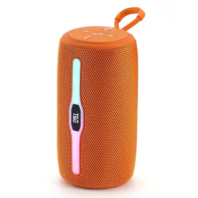 Altavoz Bluetooth T&G TG675 Inalámbrico con Graves y Luces LED | Resistente al Agua | Potente Sonido de 8W - 1