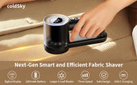 Cortador De Pelo De Tela Recargable coldSky Eliminador De Pelusa Electrónico Para Ropa Y Edredones Con Pantalla Digital - details 0