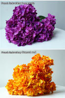 Gran Tamaño 5 Cabezas De Flores Artificiales Hydrangea En Blanco Y Rosa Para Boda Decoración De Fiesta En Casa Flores Silken Para Arreglo De Novia - details 15