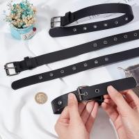 4 Pcs Extensión De Kilt Tradicional Cinturones De Cuero Ganchos Metálicos Cuero PU Negro Ajustable Con Hebilla Cuadrada - details 2
