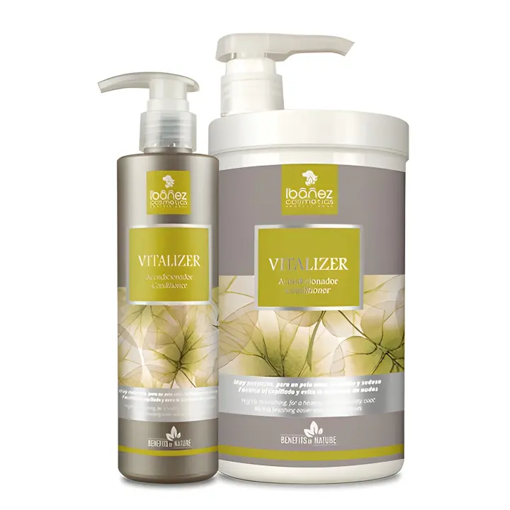 Ibañez Acondicionador Ibáñez Vitalizer para Mascotas 950 Ml - Nutrientes para el Pelo, Brillo y Elasticidad, Facilita Cepillado, Restaura Mantos Dañados, con Aceites Esenciales Naturales - 1